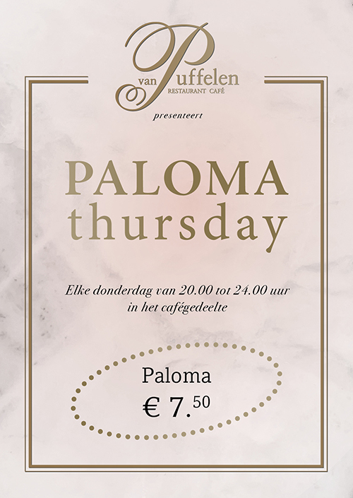 Puffelen Paloma Thursday