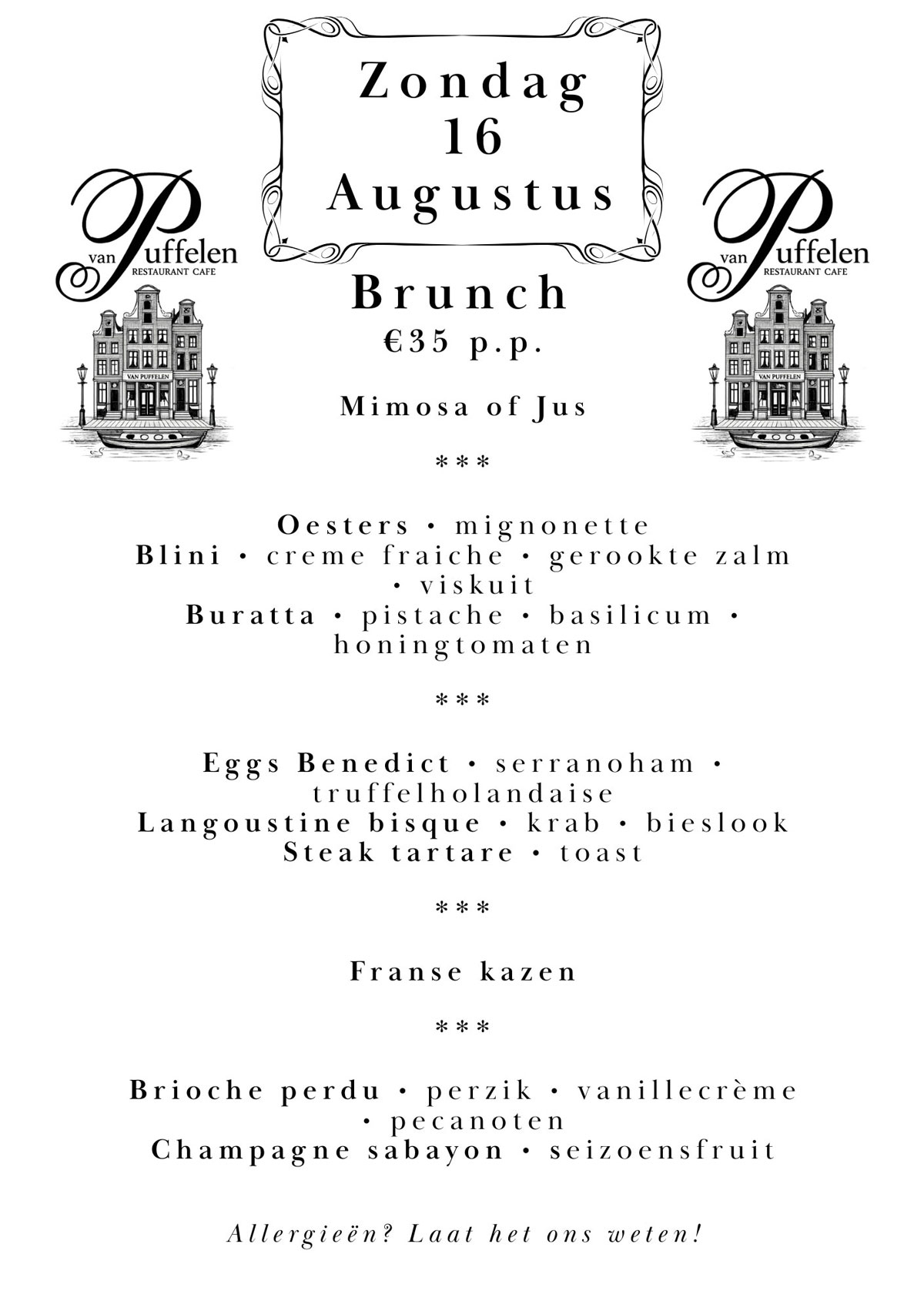 Puffelen Luxe Brunch